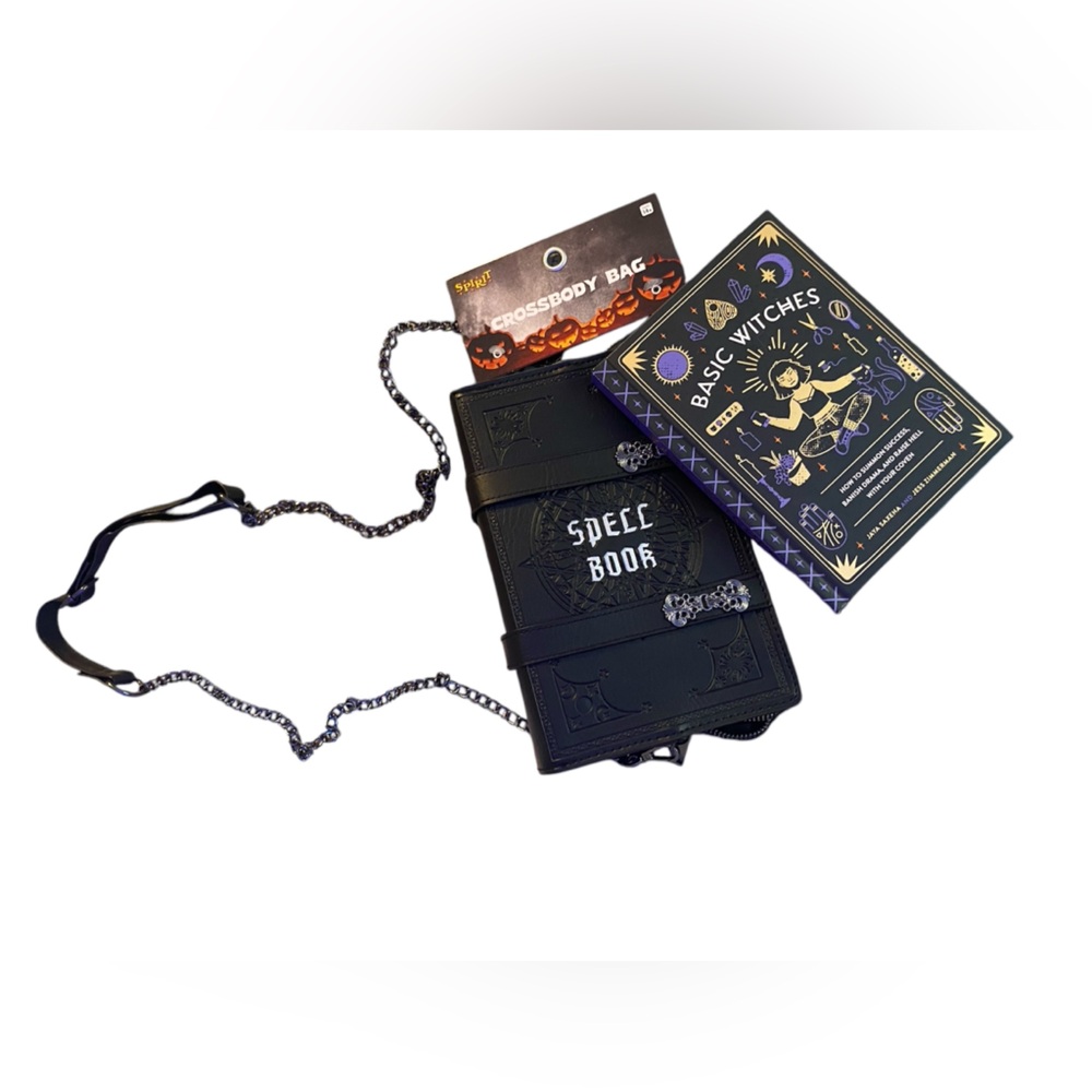 Spell Book Carrier/ Crossbody Bag & Basic Witches How To Summon Success Book